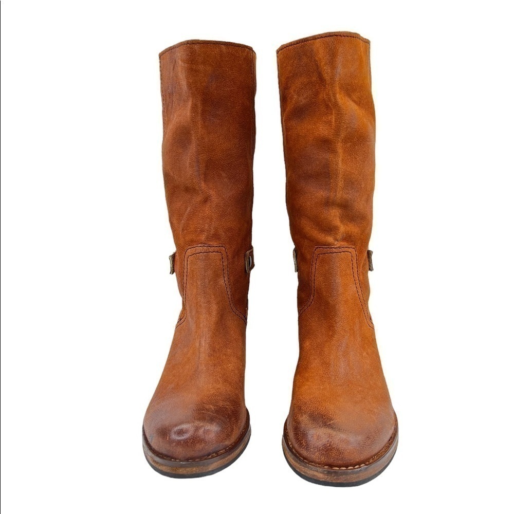 Johnston & Murphy Women’s Back Zip Buckle Leather Boots - Picture 4 of 14